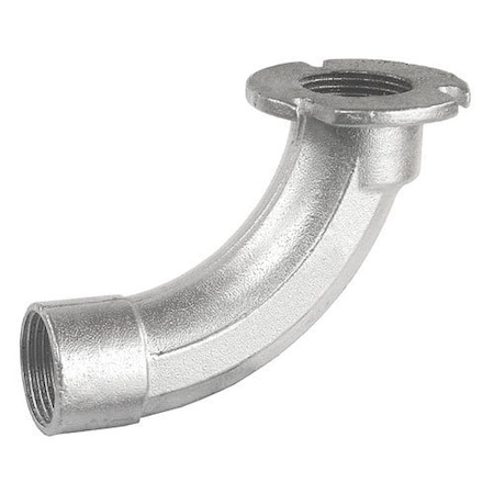 Southwire Conduit Fitting Connector, 3/4 in, Threaded, Iron EFL75